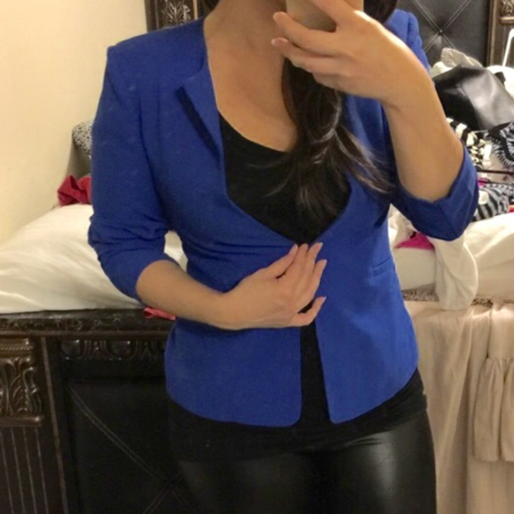 Zip Cut Out Blazer‎ NEW
